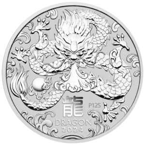 2024 $30 Australian Lunar Series III Year of the Dragon 1kg Silver Bullion Coin