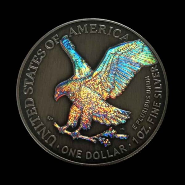 2024 Hologram American Eagle 1oz Silver Antiqued Coin