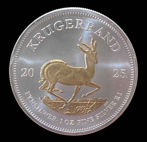 2024 Krugerrand 1oz Silver Rose Gilded Coin