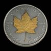 2025 1oz Maple Leaf Silver Antiqued Gilded Coin