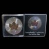 2025 1oz Maple Leaf Silver Rose Gilded Coin - Image 2