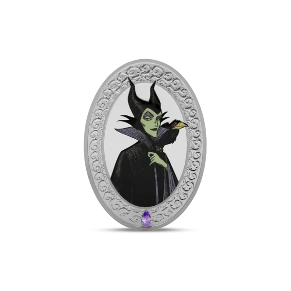2025 $2 Disney Villains - Maleficent 1oz Silver Proof Coin - Image 3