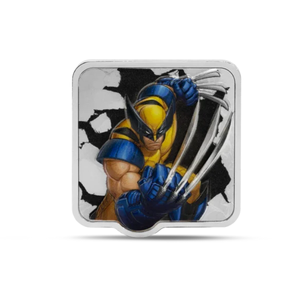 2025 $3 Marvel – Wolverine 'Slash' 2oz Silver Proof Coloured Coin - Image 7