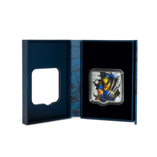 2025 $3 Marvel – Wolverine 'Slash' 2oz Silver Proof Coloured Coin - Image 4