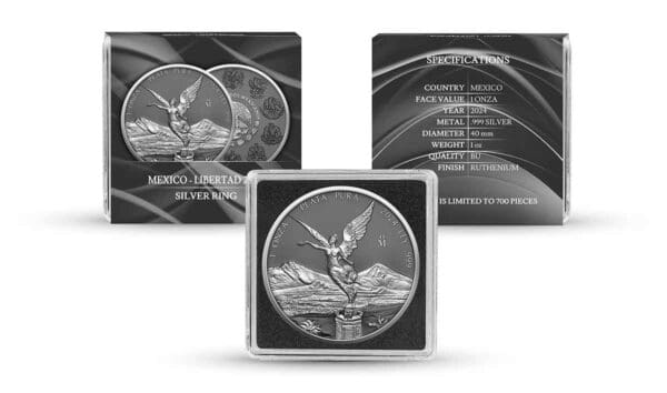 2024 Libertad Silver Ring Edition 1oz Silver Coin - Image 4