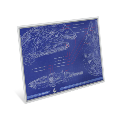 2025 $2 Star Wars™ - Millennium Falcon - Blueprint Foil