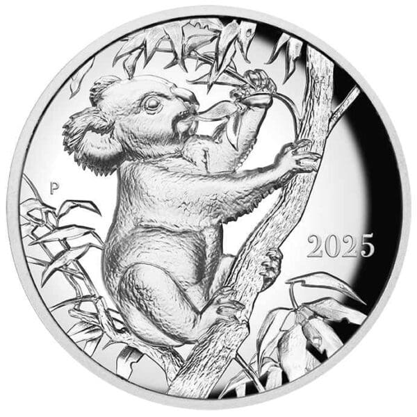 2025 $10 Beth Zaiken Collection The Koala 10oz Silver Proof UHR Coin - Image 4