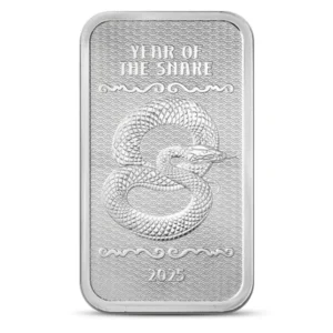 2025 Year of the Snake 5oz Silver Bar
