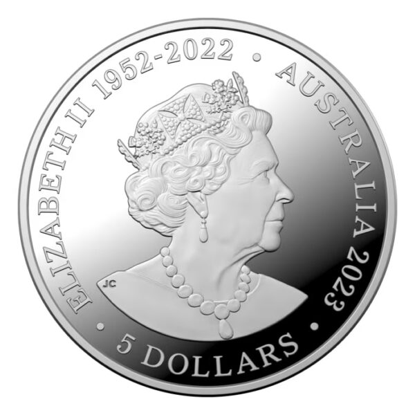 2023 $5 Emperor Penguin - Antarctic Territory 1oz Coloured Silver Proof Coin - Image 2