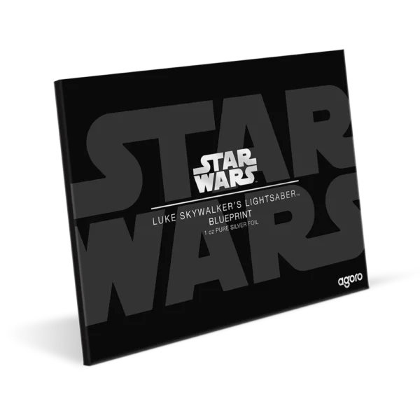 2025 $2 Star Wars™ Luke Skywalker's Lightsaber™ Blueprint 1oz Silver Foil - Image 2