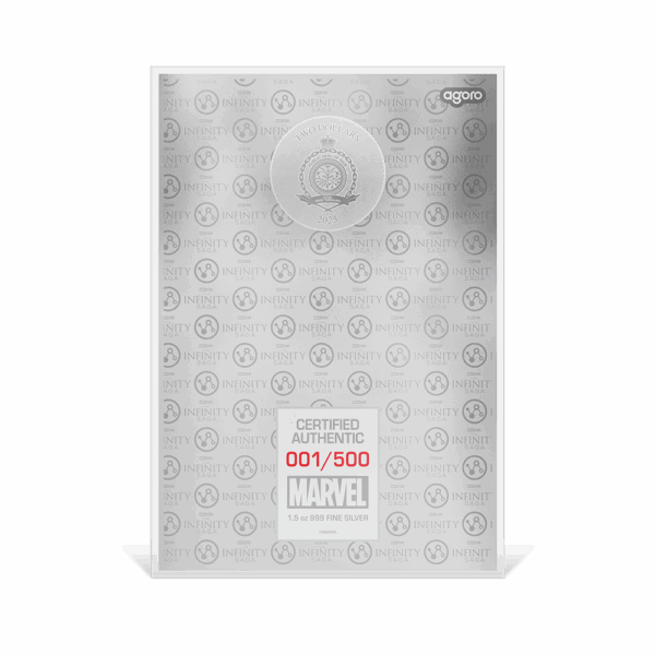 2025 $2 Marvel – The Infinity Saga Phase Two - Ant-Man 1.5oz Niue Silver Coin - Image 3