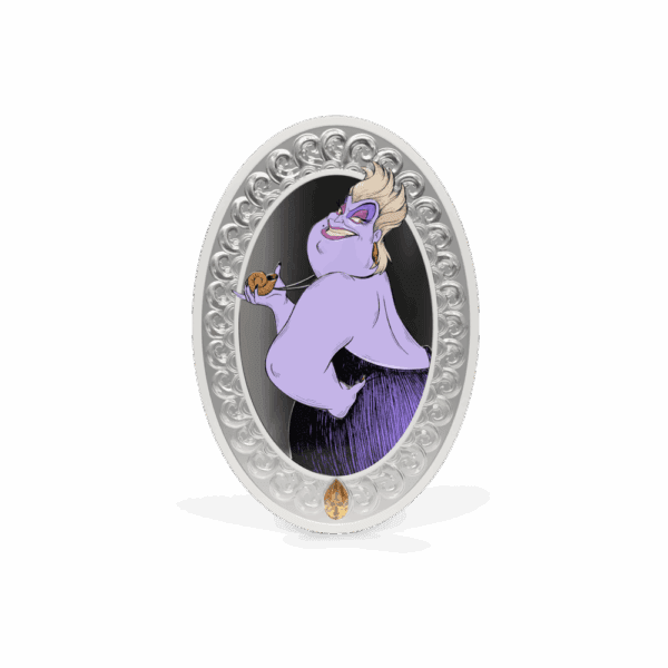 2025 $2 Disney Villains - Ursula 1oz Niue Silver Coin - Image 2