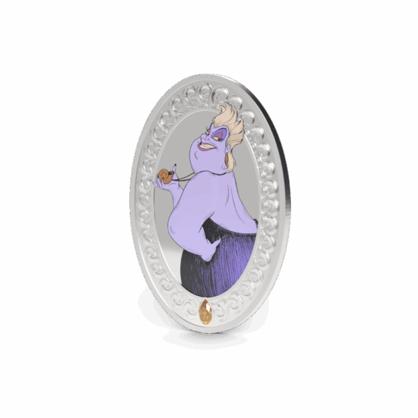 2025 $2 Disney Villains - Ursula 1oz Niue Silver Coin - Image 5