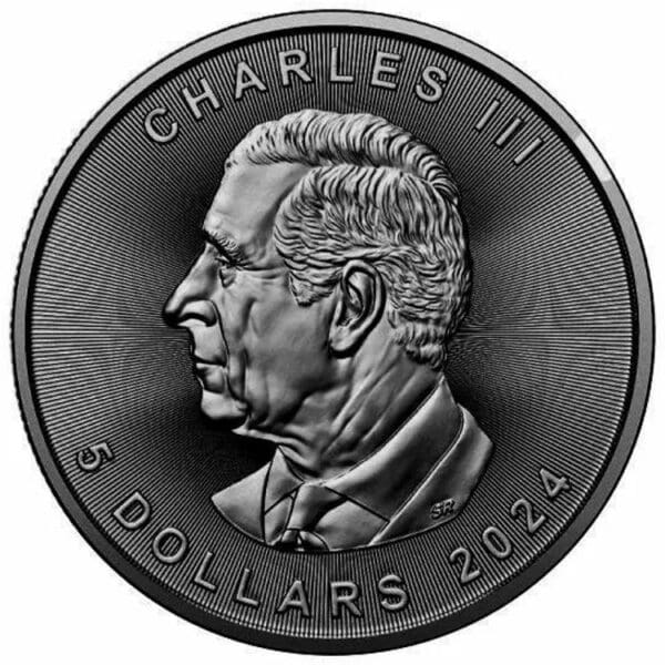 2024 $1 Knights of Honor: Lion of War 1oz Silver Maple Leaf Coin - Image 2