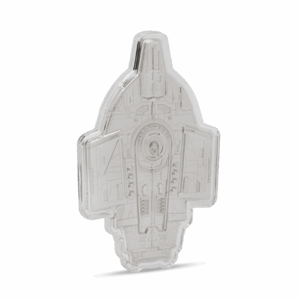 2025 $5 Star Trek Ships – U.S.S. Defiant NX-74205 3oz Silver Coin - Image 5