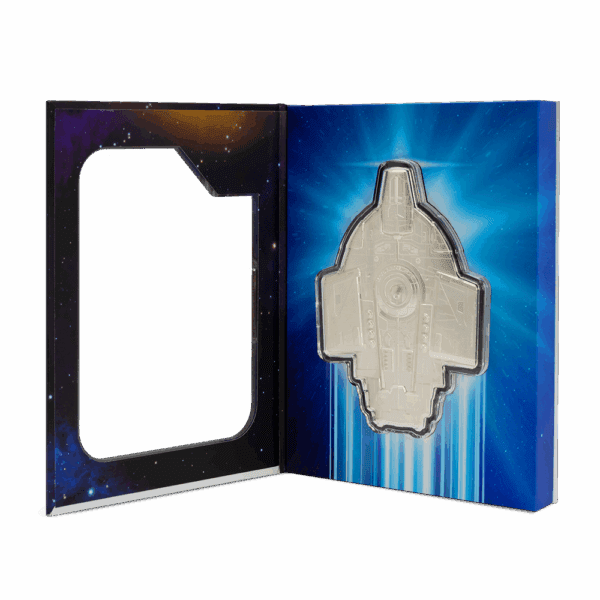 2025 $5 Star Trek Ships – U.S.S. Defiant NX-74205 3oz Silver Coin - Image 4