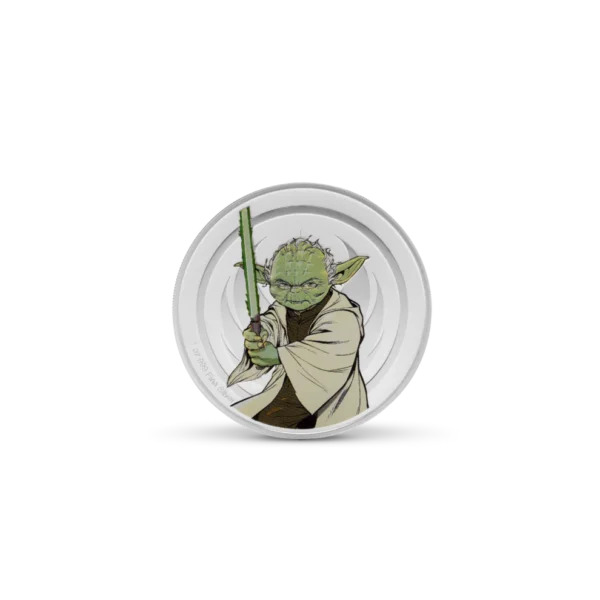 2025 Star Wars™ Yoda™ VS Emperor Palpatine™ 1oz Silver Proof Medallion - Image 3