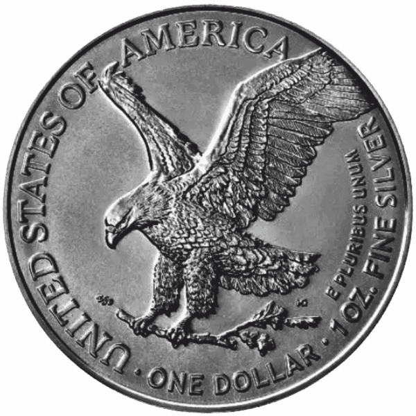 2024 $1 Warrior Of Light: Knights Of Honour American Eagle 1oz Silver USA Coin - Image 2
