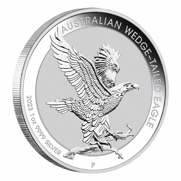 2023 $1 Australia Wedge Tailed Eagle .9999 1oz Silver BU Coin - Image 2