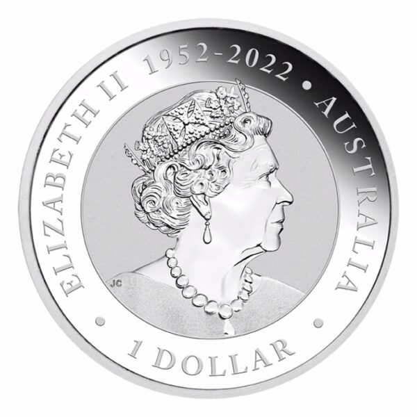 2023 $1 Australia Wedge Tailed Eagle .9999 1oz Silver BU Coin - Image 3