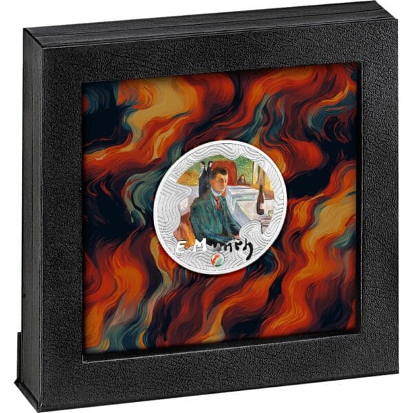 2024 160th Anniversary Of Edvard Munch's Birth Silver Proof Coin - Image 2