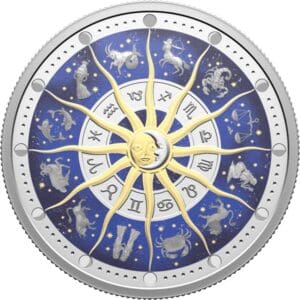 2025 $30 Zodiac Signs 2oz Fine Silver Canadian Coin