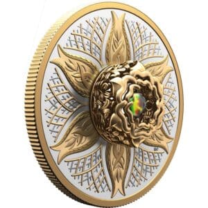 2025 $20 Dancing Ammolite: Elements Of Nature - Earth - Fine Silver Canada Coin