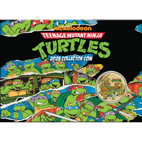 2025 $1 Teenage Mutant Ninja Turtles Collector Coloured Coin - Image 3