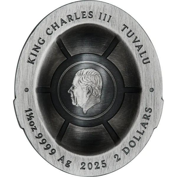 2025 $2 Teenage Mutant Ninja Turtles Domed Shell 1.5oz Silver Coloured Coin - Image 4