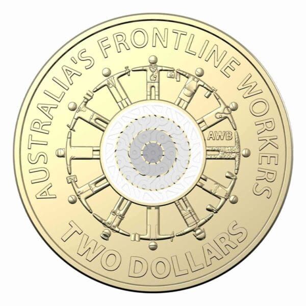 2022 Australia Frontline Workers 6-Coin Mint Coin Set - Image 3