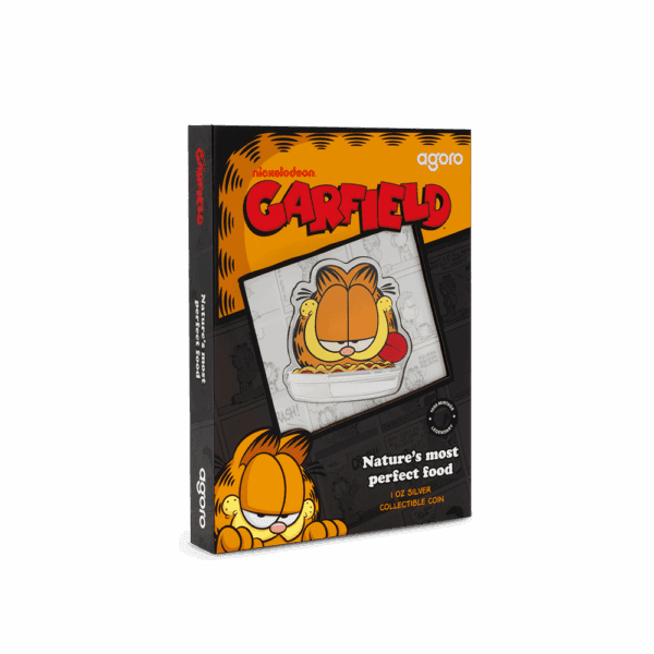 2025 $2 Nickelodeon - Garfield - Nature's Most Perfect Food 1oz Silver Niue Coin - Image 5
