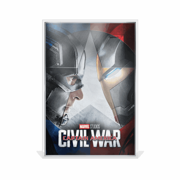 2025 $2 Marvel The Infinity Saga Phase Three - Captain America Civil War Coin - Image 2
