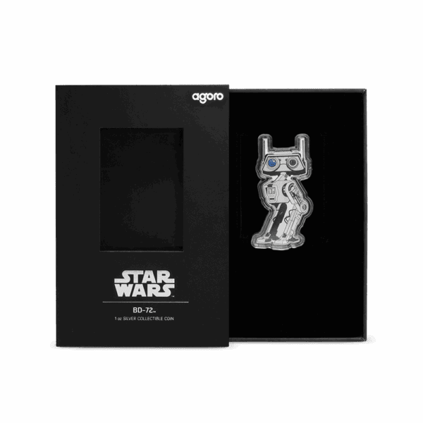 2025 $2 Star Wars™ BD-72™ 1oz Silver Proof Coloured Coin - Image 4