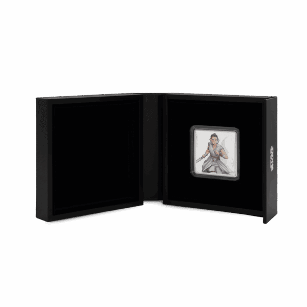 2025 Star Wars™ Rey™ and BB-8™ 1oz Silver Proof Coloured Coin - Image 4
