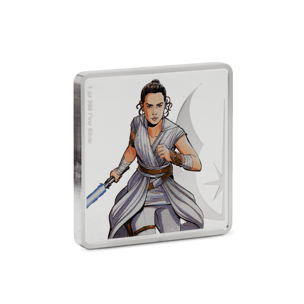 2025 Star Wars™ Rey™ and BB-8™ 1oz Silver Proof Coloured Coin