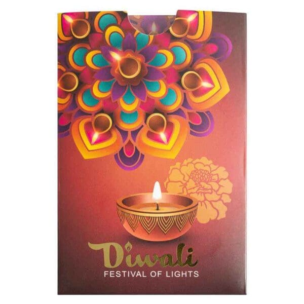 Diwali Lakshmi & Rangoli .9999 5g Gold Prooflike PAMP Bar - Image 2