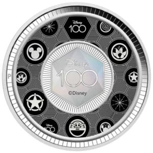 2023 50c Disney 100th Anniversary 1/2oz Silver Perth Mint Proof Coloured Coin