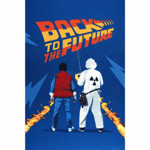 2021 Back to the Future Marty McFly and Doc Brown - 35g Pure Silver Foil