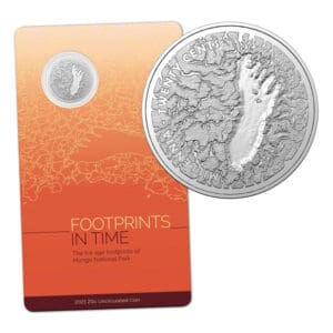 2021 20c Mungo Footprint UNC Carded Coin