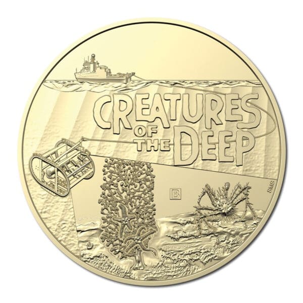 2023 $1 Creatures of the Deep 4 Coin Royal Australian Mint UNC Set - Image 3