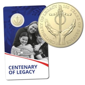 2023 $1 Centenary of Legacy UNC Carded Coin