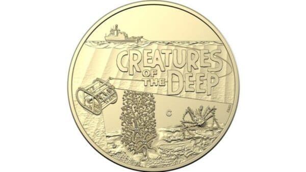5 x 2023 $1 Creatures Of The Deep Complete Mintmark Set - Image 3