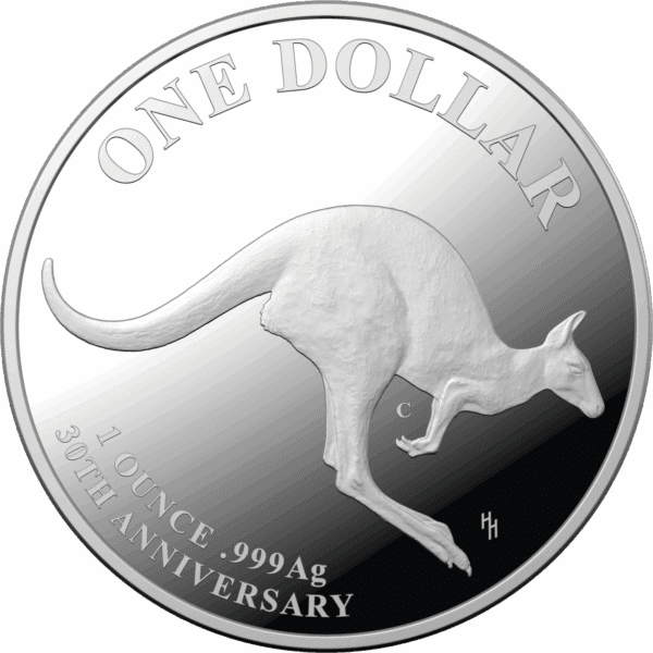 2023 $1 Mob Of Thirty -  30th Anniversary 1oz Silver ‘C’ Mintmark Proof Coin - Image 2