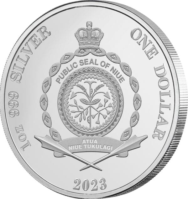 2023 $1 Great Australian Desert 1oz Rose Gold Plated Silver Proof Coin - Image 7