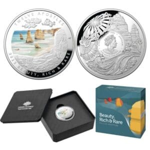 2023 $5 Twelve Apostles - Beauty, Rich And Rare 1oz Silver Proof Domed Coin
