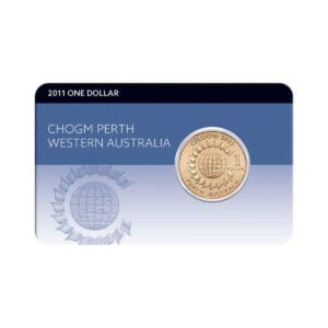 2011 $1 CHOGM AlBr Carded Australian Coin