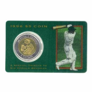 1996 $5 Sir Donald Bradman: A Special Tribute BU Coin