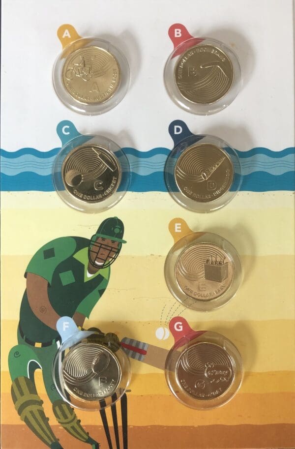 2019 $1 Great Australian Coin Hunt - Complete UNC Coin / Folder set - Image 2