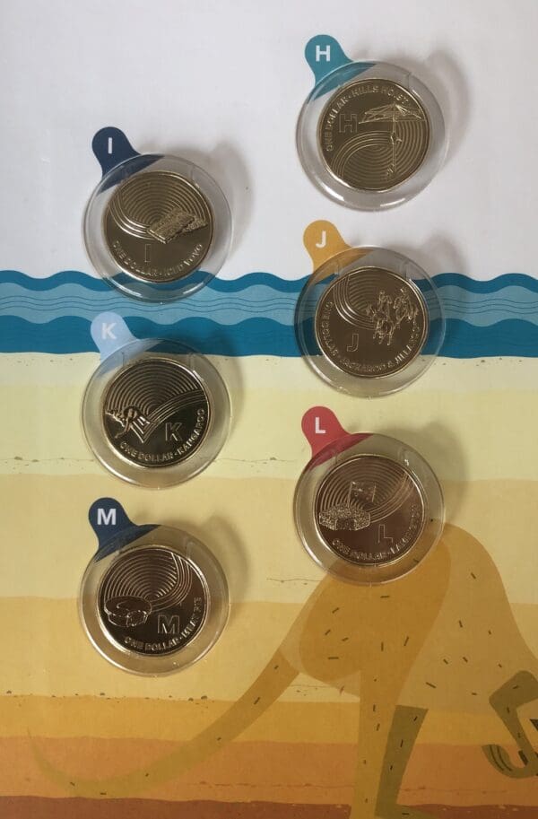 2019 $1 Great Australian Coin Hunt - Complete UNC Coin / Folder set - Image 3