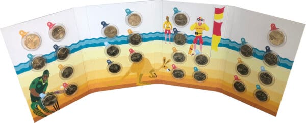 2019 $1 Great Australian Coin Hunt - Complete UNC Coin / Folder set - Image 6